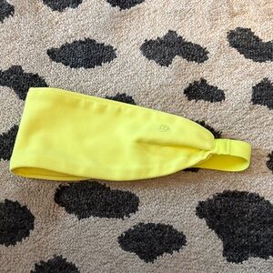 Lululemon Athletica Yellow Hairband